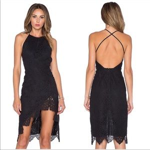 For Love and Lemons backless lace dress